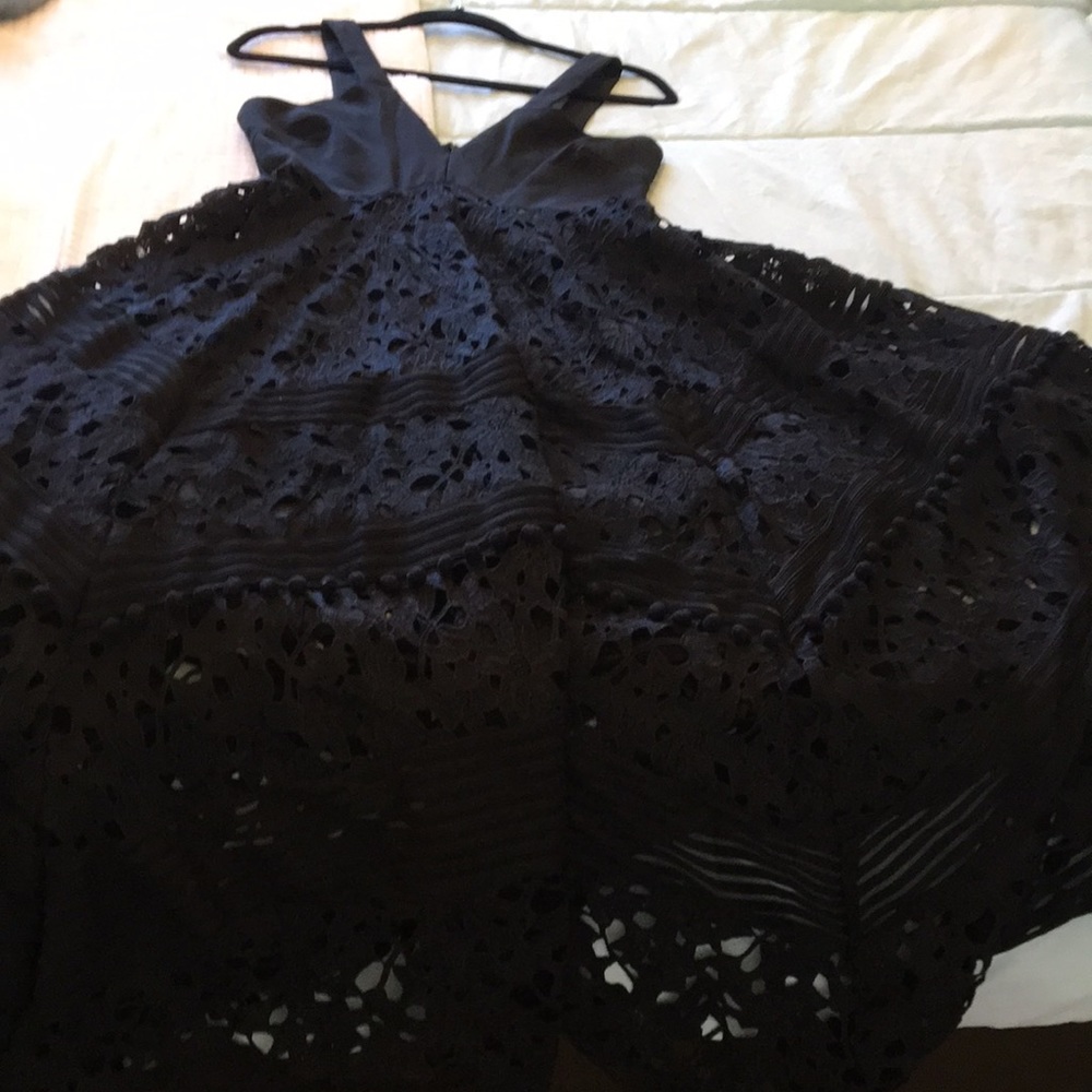 Black long dress, size Large